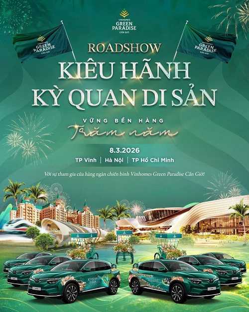 VINHOMES GREEN PARADISE CẦN GIỜ LAN TỎA “SỨC SỐNG XANH TRIỆU NĂM”, TÔN VINH PHÁI ĐẸP NHÂN NGÀY 8/3